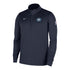 2025-26 CITY EDITION OKC THUNDER NIKE AUTHENTIC 1/4-ZIP JACKET in Blue - Front View