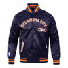 2025-26 CITY EDITION OKC THUNDER PRO STANDARD BOMBER JACKET in Blue - Front View