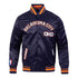2025-26 CITY EDITION OKC THUNDER PRO STANDARD BOMBER JACKET in Blue - Front View