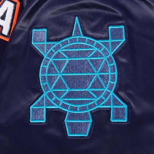 2025-26 CITY EDITION OKC THUNDER PRO STANDARD BOMBER JACKET Sleeve Detail