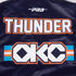 2025-26 CITY EDITION OKC THUNDER PRO STANDARD BOMBER JACKET - Back view
