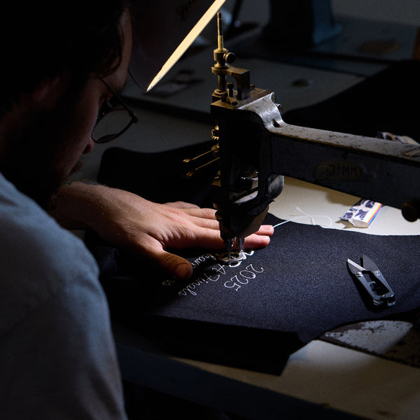 OKC Thunder 2025 NBA Champions Collector's Varsity Jacket in Black- Hand Embroidered 