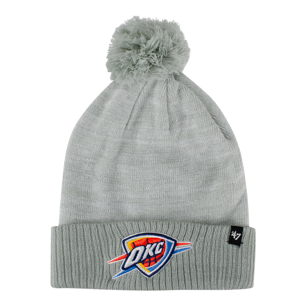 OKC THUNDER TWO TONE KNIT IN GREY - FRONT VIEW