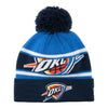 THUNDER CALLOUT POM TEAM COLOR KNIT HAT