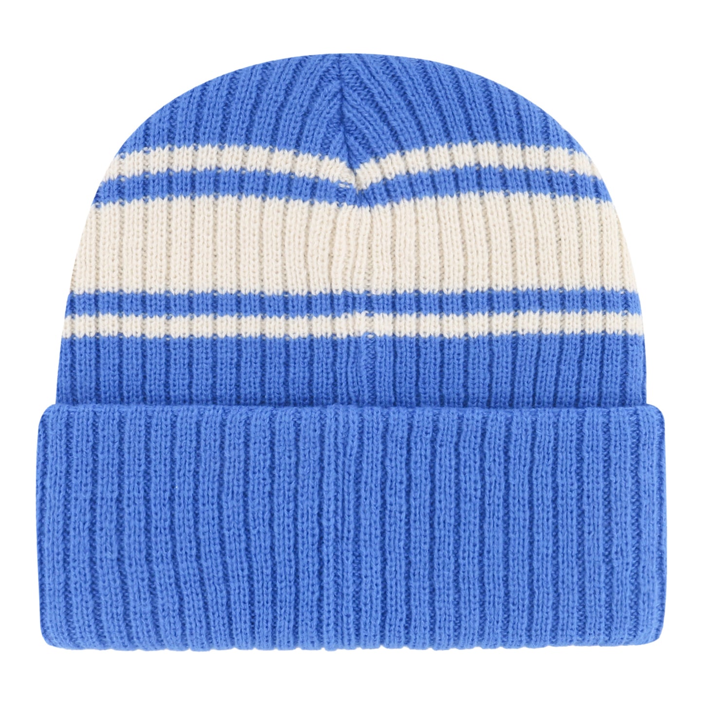 OKC THUNDER 47 BRAND HARBOR STRIPE CUFF KNIT in Blue - Back View