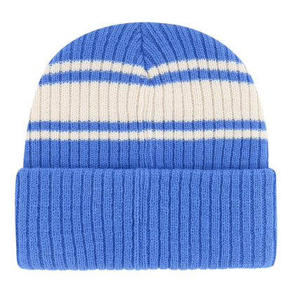 OKC THUNDER 47 BRAND HARBOR STRIPE CUFF KNIT in Blue - Back View