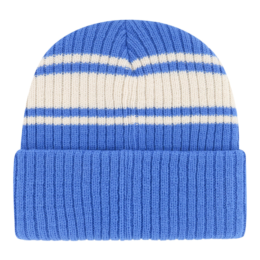 OKC THUNDER 47 BRAND HARBOR STRIPE CUFF KNIT in Blue - Back View