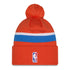 OKC THUNDER NEW ERA STATEMENT POM CUFF KNIT in orange - Back View