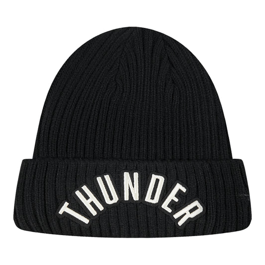 OKC THUNDER PRO STANDARD MODERN ORIGINALS KNIT in Black - Front View