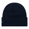 OKC THUNDER NEW ERA CLASSIC NAVY CUFF BEANIE in Blue - Black View