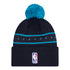 2025-26 CITY EDITION OKC THUNDER NEW ERA KNIT in Navy - Back View