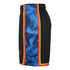 2024-25 OKLAHOMA CITY THUNDER CITY EDITION NIKE SWINGMAN SHORTS IN BLACK - SIDE VIEW