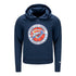 OKC THUNDER MEN'S HOODIE W/ POUCH IN BLUE - FRONT VIEW