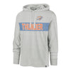 OKC THUNDER '47 BRAND TEAM HOODED SWEATSHIRT IN GREY - FRONT VIEW