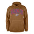 OKC THUNDER NEW ERA COLORPACK WORDMARK PULLOVER HOODIE IN BRONW - FRONT VIEW