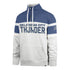 OKLAHOMA CITY THUNDER 47 BRAND BAY RIDGE 1/4 ZIP IN GREY - FRONT VIEW