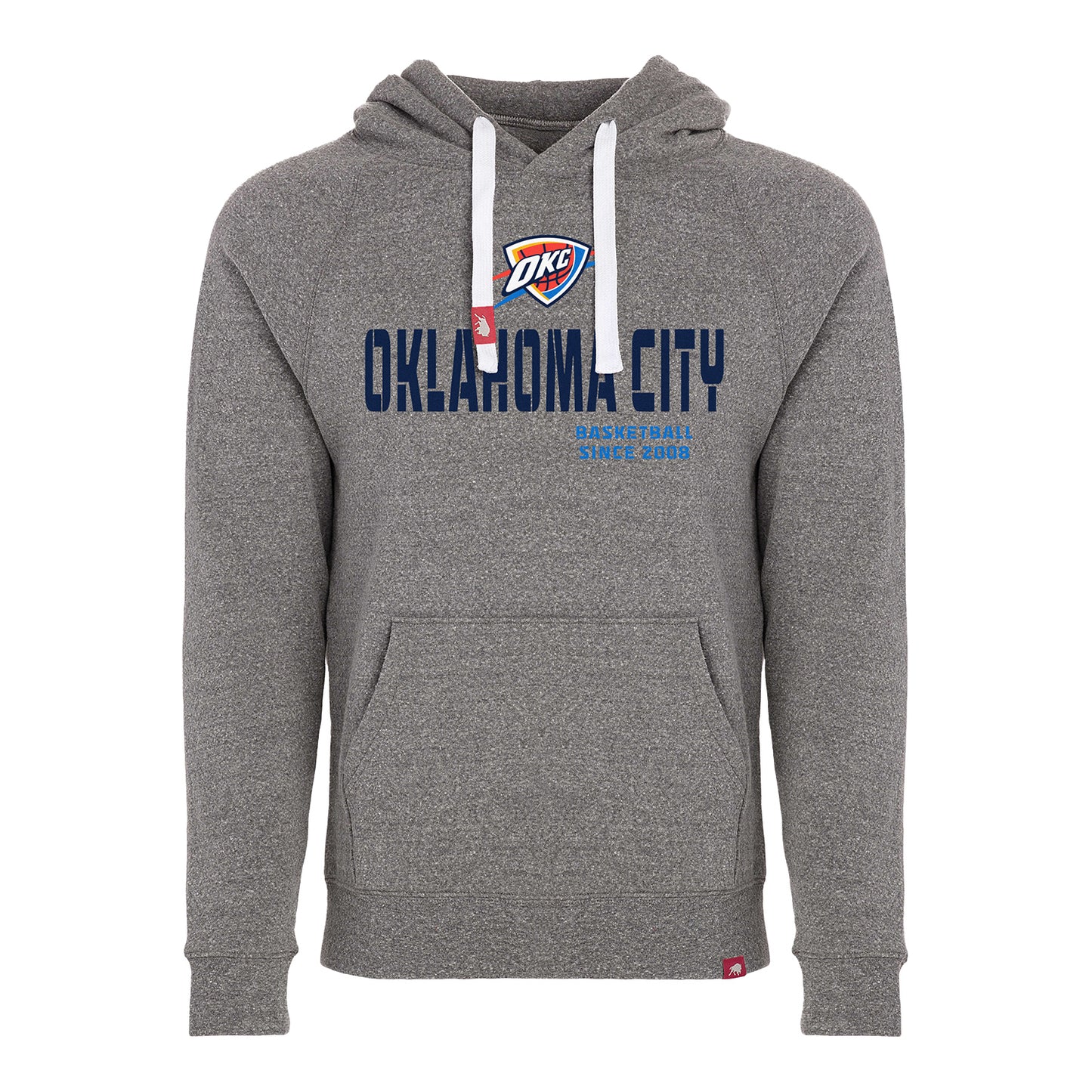 Oklahoma City Thunder Sportiqe Olsen Wordmark Hooded Sweatshirt - front view