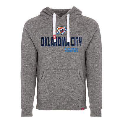 Oklahoma City Thunder Sportiqe Olsen Wordmark Hooded Sweatshirt - front view