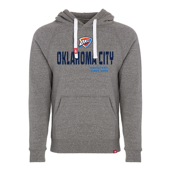 Oklahoma City Thunder Sportiqe Olsen Wordmark Hooded Sweatshirt - front view