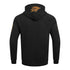 OKC THUNDER PRO STANDARD PEBBLED LEATHER HOODIE - Back View