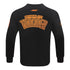 OKC THUNDER PRO STANDARD PEBBLED LEATHER CREWNECK SWEATSHIRT - Back View