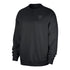 OKC Thunder Nike Travel Fleece Crewneck in Black - Front View