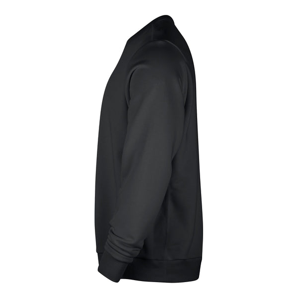 OKC Thunder Nike Travel Fleece Crewneck in Black - Side View