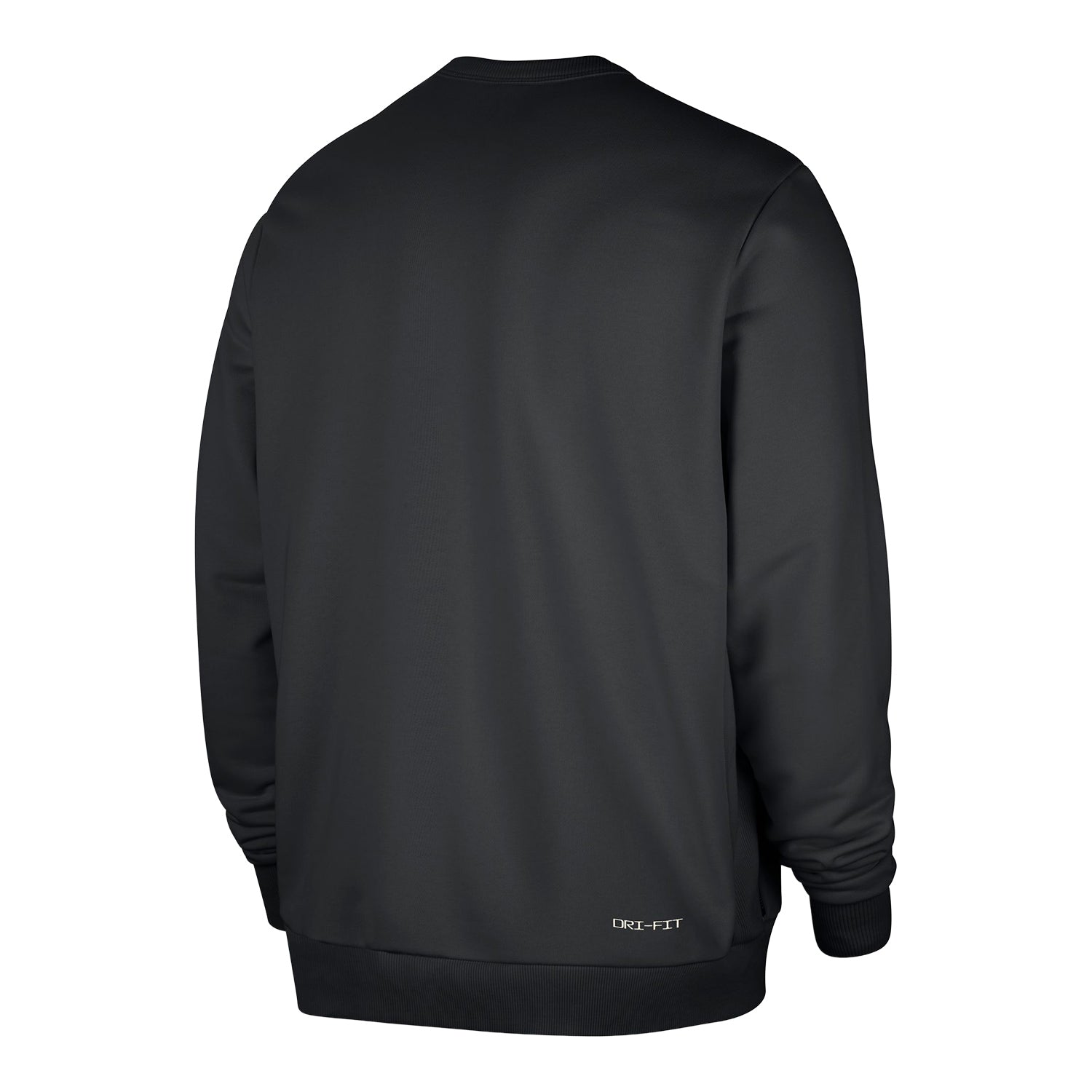 OKC Thunder Nike Travel Fleece Crewneck in Black - Back View