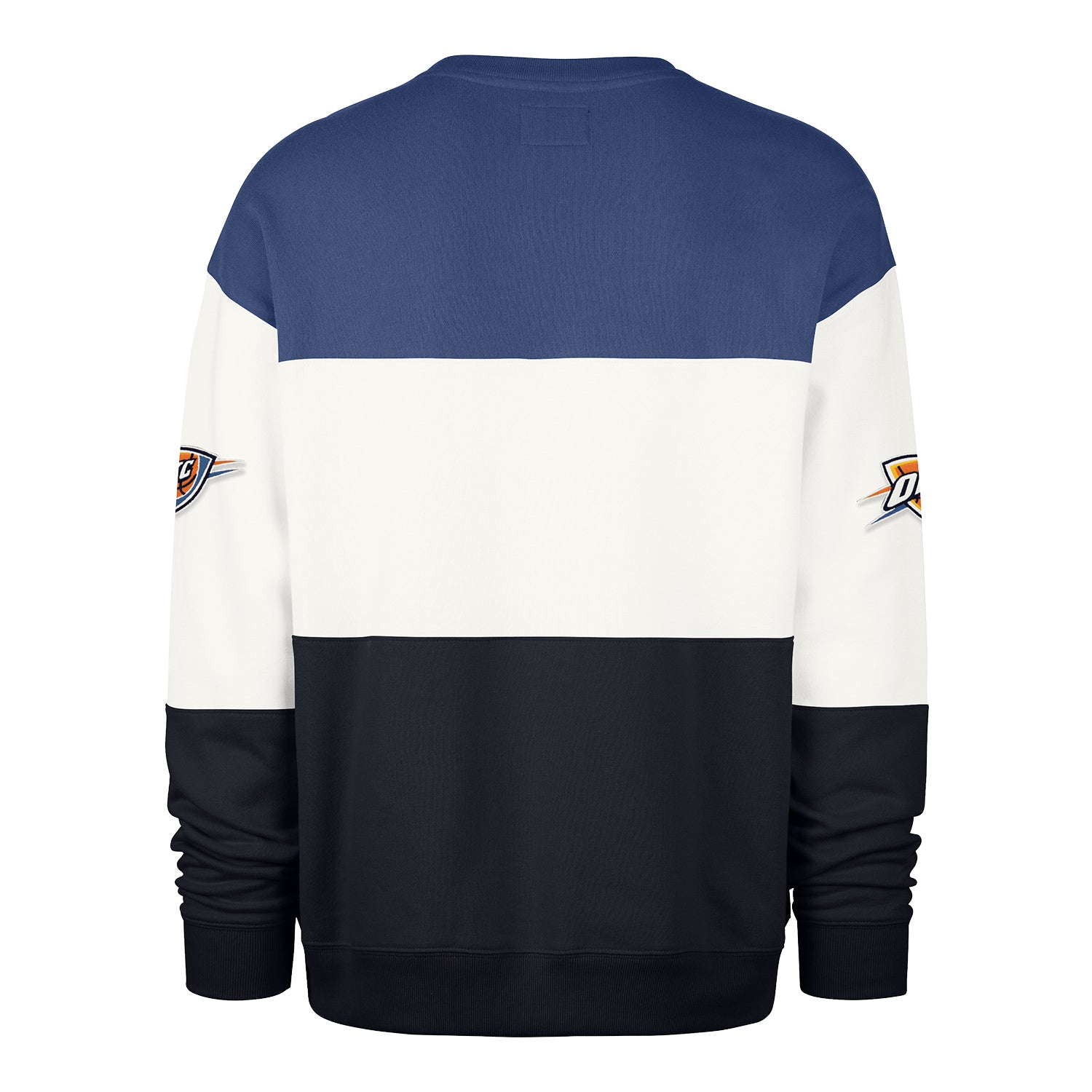 OKC THUNDER 47 BRAND MAXIMALIST COLORBLOCKED CREWNECK – Official