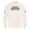 OKC Thunder Pro Standard Tonal Terry Cloth Crewneck in White - Front View
