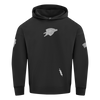 OKC Thunder Pro Standard Tonal Terry Cloth Hoodie in Black -  Front View
