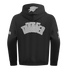OKC Thunder Pro Standard Tonal Terry Cloth Hoodie in Black - Back View
