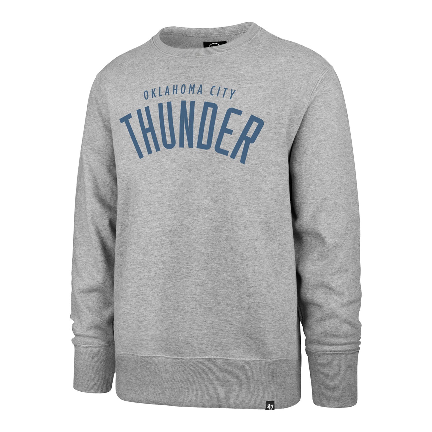 OKLAHOMA CITY THUNDER 47 BRAND INTERCOASTAL CREWNECK SWEATSHIRT - Front View