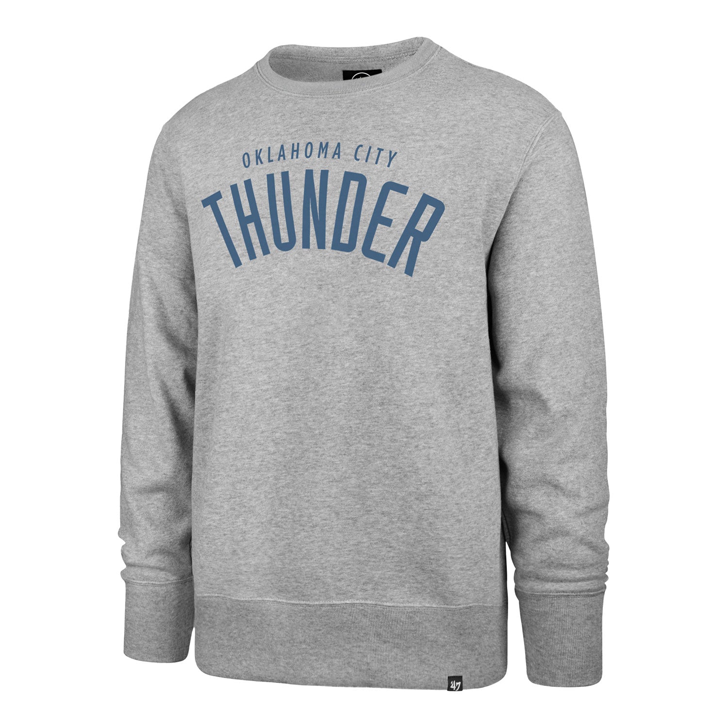 OKLAHOMA CITY THUNDER 47 BRAND INTERCOASTAL CREWNECK SWEATSHIRT - Front View