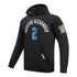 OKC THUNDER PRO STANDARD SHAI GILGEOUS-ALEXANDER N&N HOODIE in Black - Angled Left View