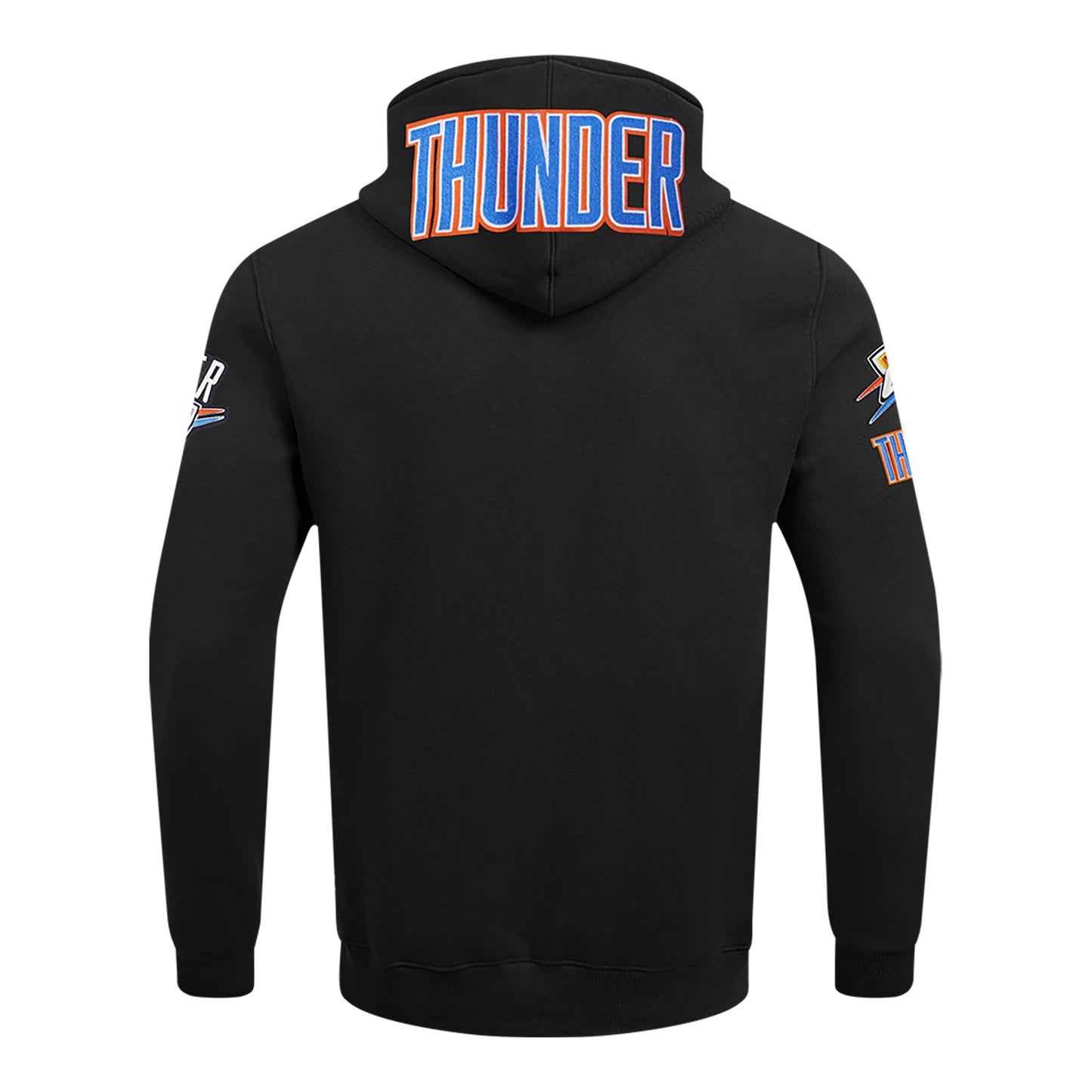 OKC THUNDER PRO STANDARD SHAI GILGEOUS-ALEXANDER N&N HOODIE in Black - Back View