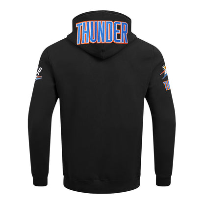 OKC THUNDER PRO STANDARD SHAI GILGEOUS-ALEXANDER N&N HOODIE in Black - Back View
