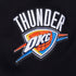 OKC THUNDER PRO STANDARD SHAI GILGEOUS-ALEXANDER N&N HOODIE in Black - Embroidery Close Up View