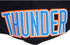OKC THUNDER PRO STANDARD SHAI GILGEOUS-ALEXANDER N&N HOODIE in Black - Hood Close Up View