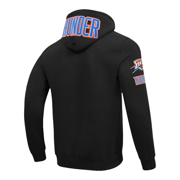 OKC THUNDER PRO STANDARD JALEN WILLIAMS #8 N&N HOODIE in Black - Back Right View