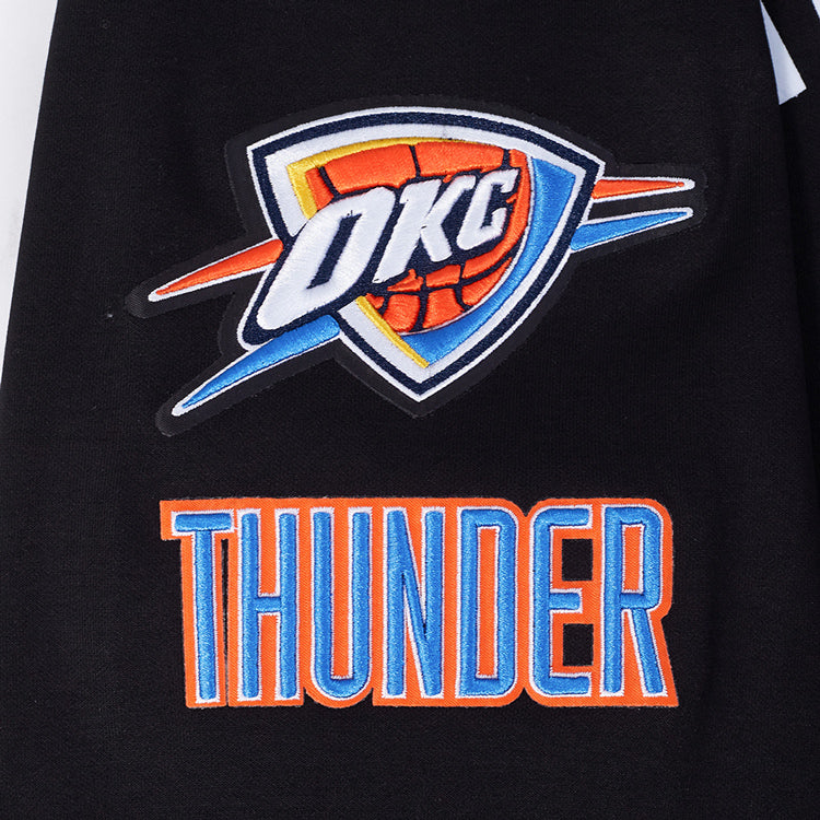 OKC THUNDER PRO STANDARD JALEN WILLIAMS #8 N&N HOODIE in Black - Sleeve View