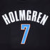 OKC THUNDER PRO STANDARD CHET HOLMGREN N&N HOODIE in Black - Front Detail View