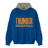OKC THUNDER FEAR OF GOD ESSENTIALS SPORTS HOODIE in Blue - Front View