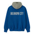 OKC THUNDER FEAR OF GOD ESSENTIALS SPORTS HOODIE in Blue - Back View