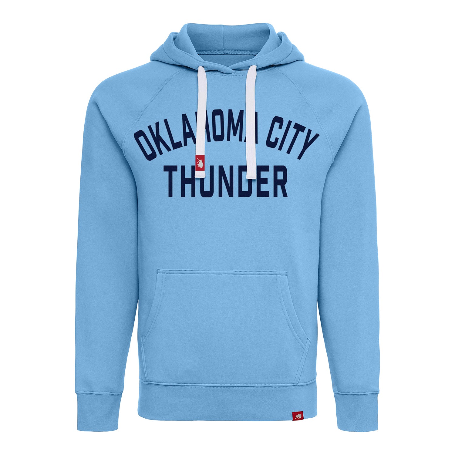 OKC THUNDER SPORTIQE OLSEN RAWLINGS HOODIEin Blue - Front View