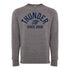 OKC THUNDER SPORTIQE HARMON THOMPSON CREWNECK in Grey - Front View