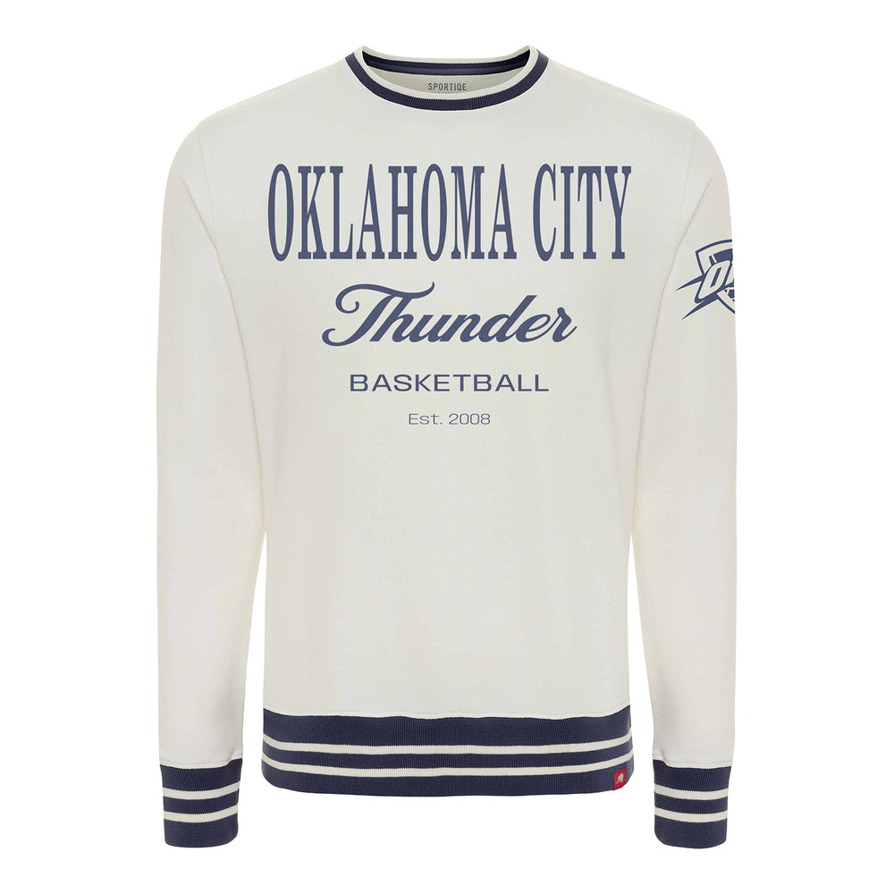 OKC Thunder Sportiqe Ellington Wilson Script Crewneck
