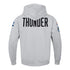 OKC THUNDER PRO STANDARD MODERN ORIGINALS HOODIE IN GREY - BACK VIEW