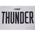 OKC THUNDER PRO STANDARD MODERN ORIGINALS HOODIE IN GREY - THUNDER LOGO VIEW