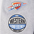 OKC THUNDER PRO STANDARD MODERN ORIGINALS HOODIE IN GREY - OKC WC LOGO VIEW